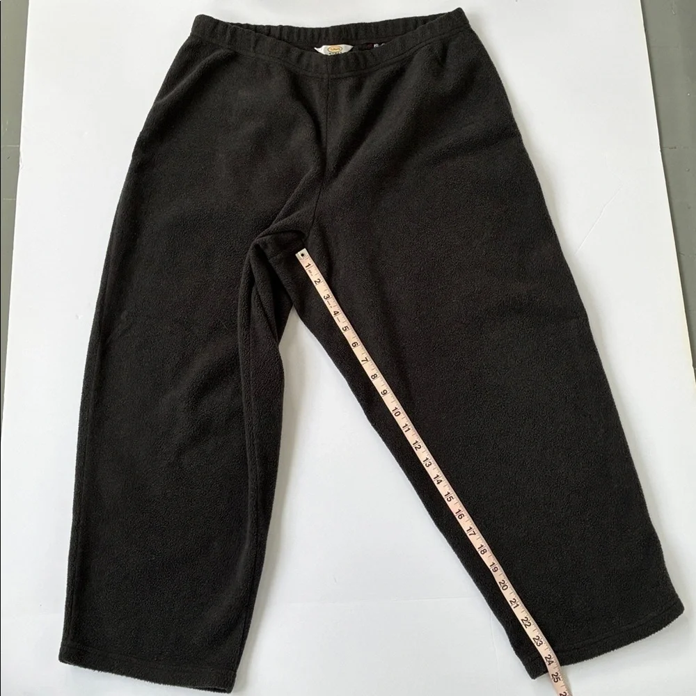 Talbots Women's Polartec Charcoal Gray Relaxed Fleece Pants 2X Petite